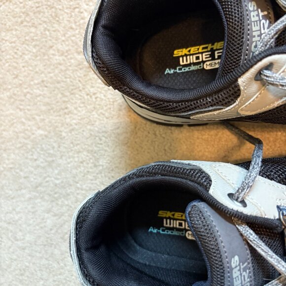 Skechers Sport Vigor Shoes Men's Size 11 Goodyear Black Gray 237145W - Picture 9 of 10